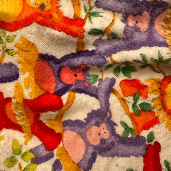 Monkey print doggy pajamas in size 10 - Picture 3 of 10
